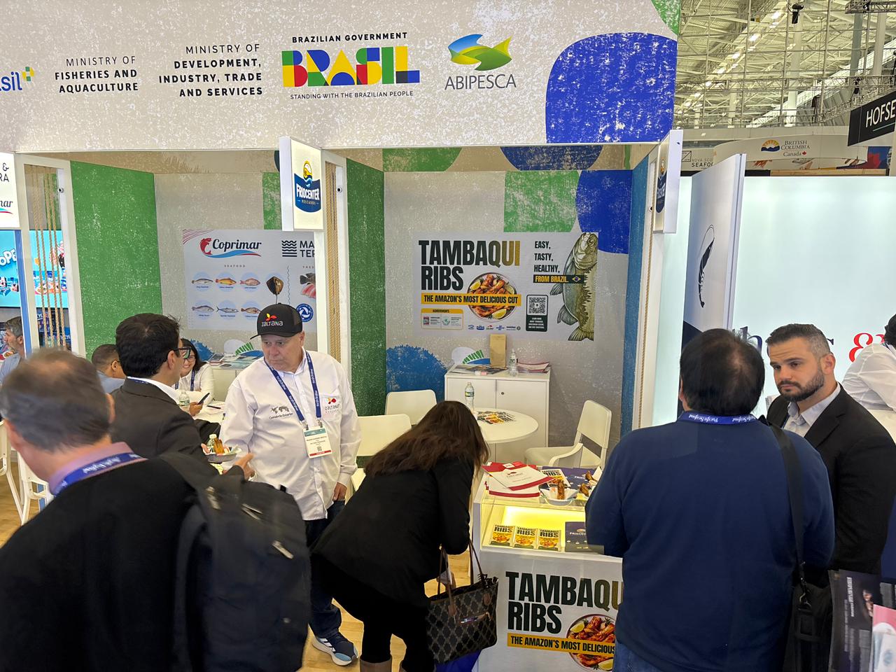 Estande de Rond&ocirc;nia na maior feira de pescados das am&eacute;ricas, se destaca pela receptividade e gera&ccedil;&atilde;o de oportunidades de neg&oacute;cios