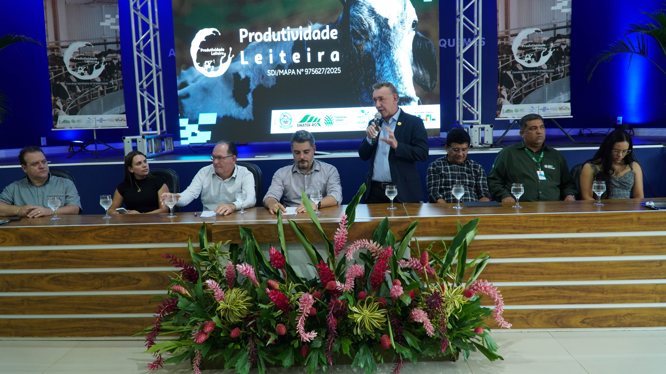 Edson Lemos destaca foco no produtor familiar durante lan&ccedil;amento do projeto.