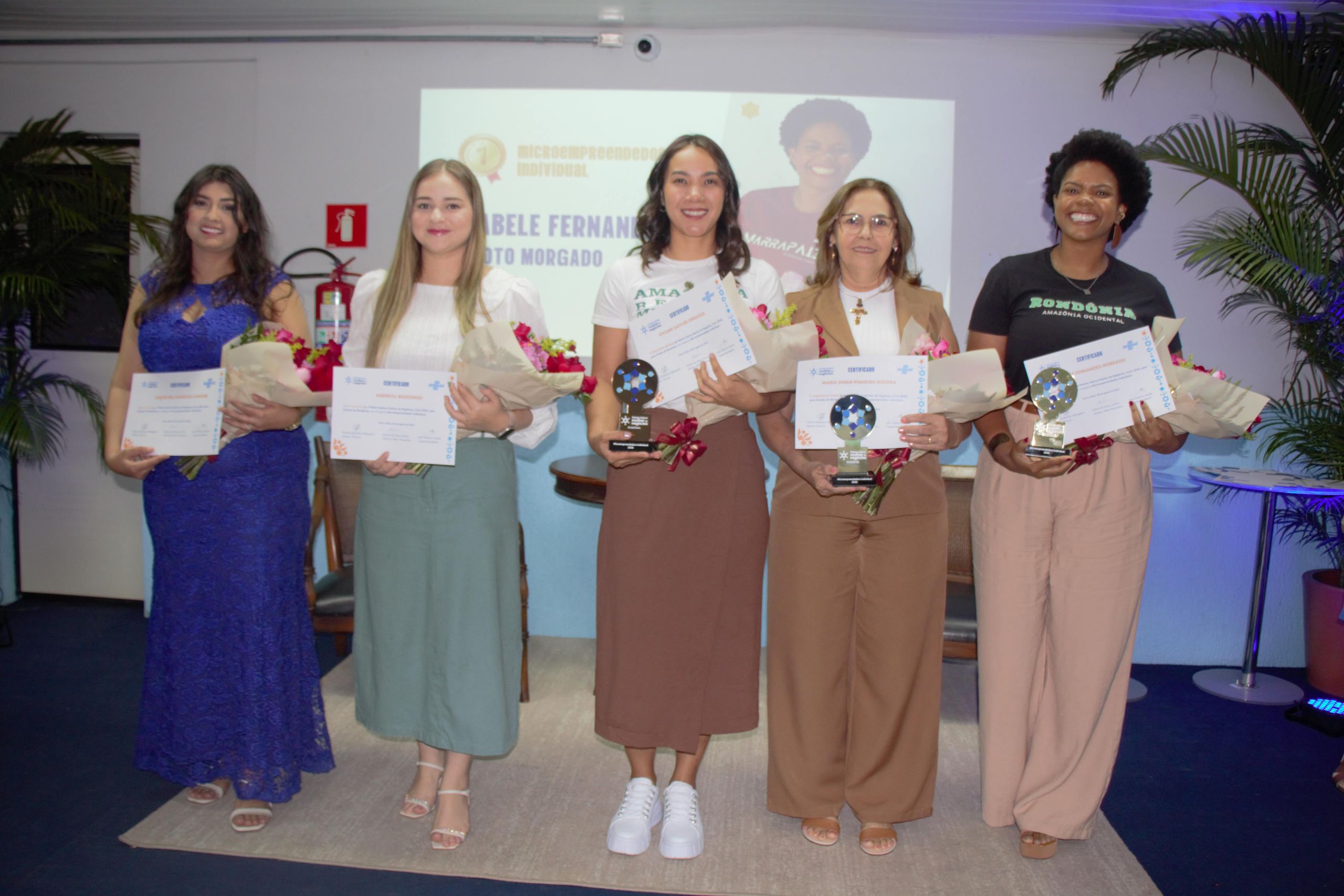 Vencedoras na categoria Microempreendedoras Individuais (MEIs).Do desafio à conquista. Trajetórias das ganhadoras refletem o avanço do empreendedorismo feminino no estado
