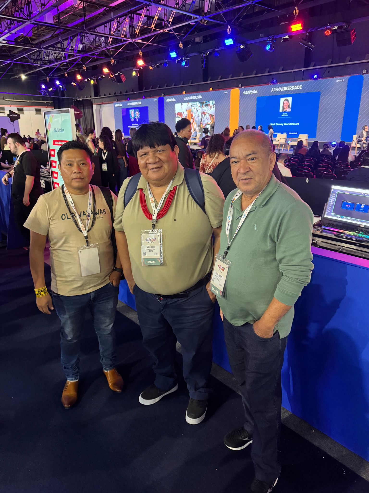 O empresário e líder indígena Almir Suruí apresentou o potencial do etnoturismo rondoniense durante a ABAV Expo 2026.