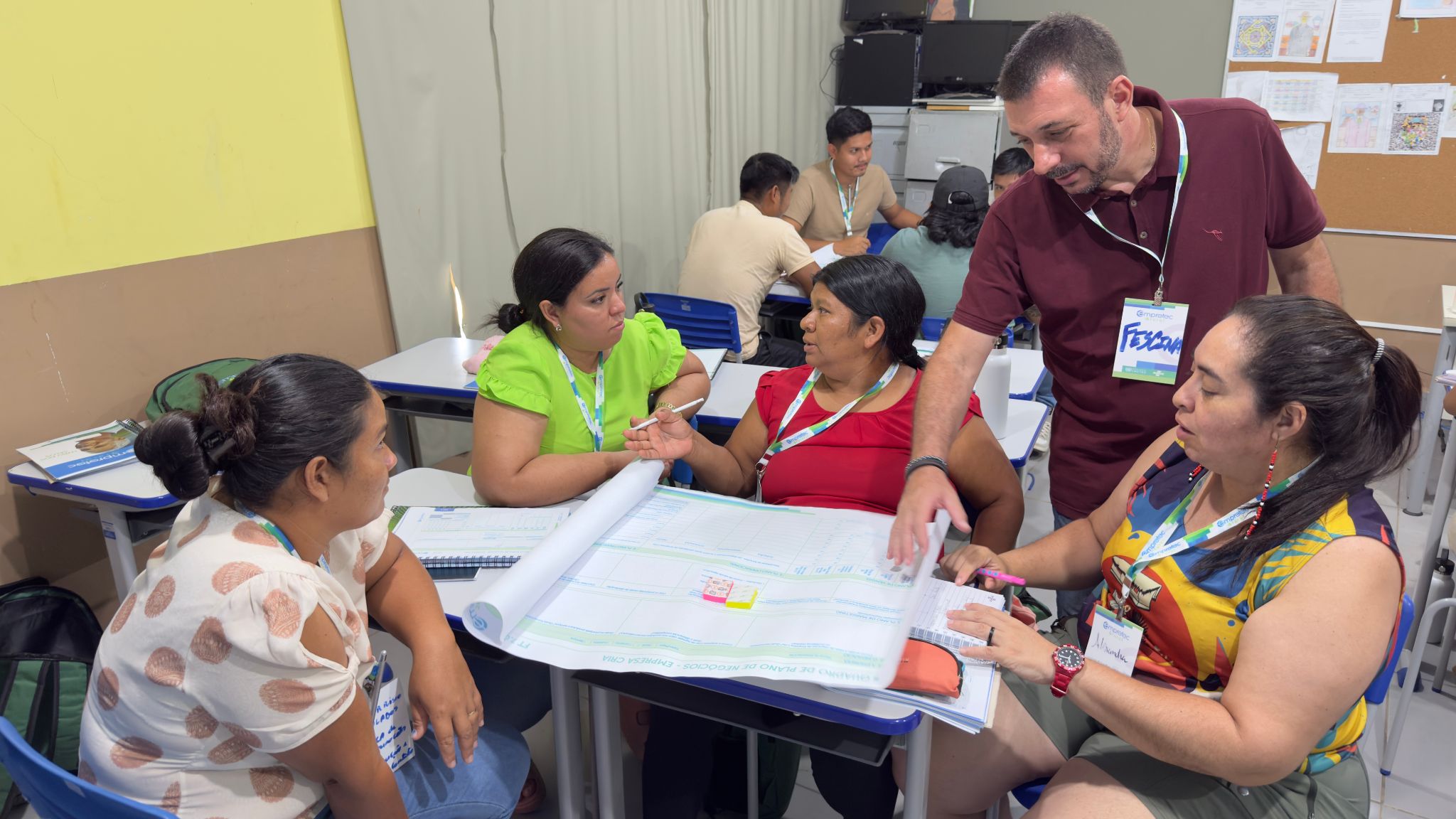 Luiz Fescina, Facilitador do Empretec Rural destacou o car&aacute;ter pioneiro da iniciativa, considerada a primeira edi&ccedil;&atilde;o da metodologia voltada aos povos origin&aacute;rios da Amaz&ocirc;nia.